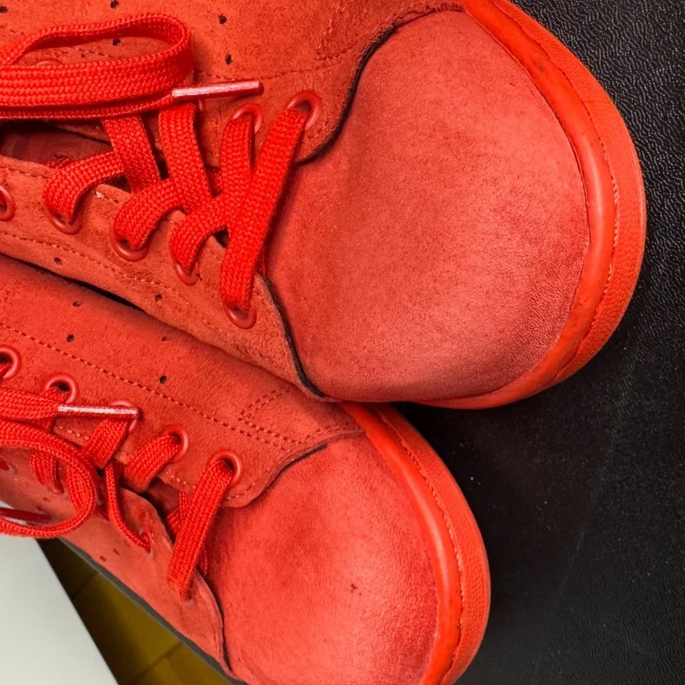 Adidas Red Suede Sneakers size 9.5 great shape​​ - Picture 6 of 9